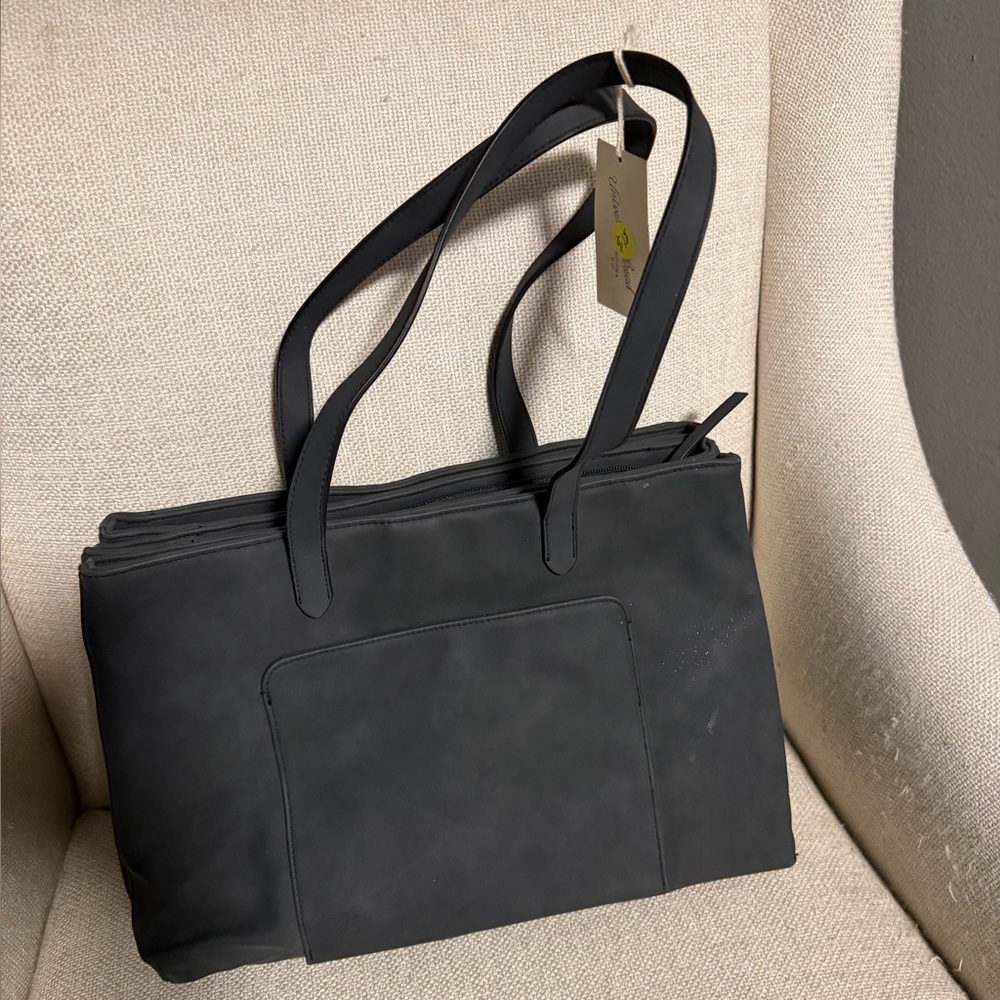 Stylish Black Tote Bag